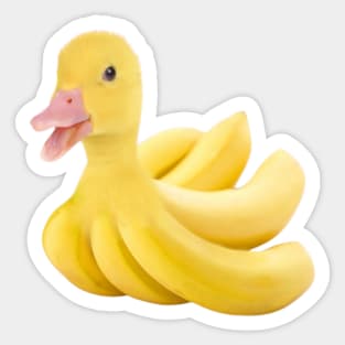 Banana Duck design Sticker